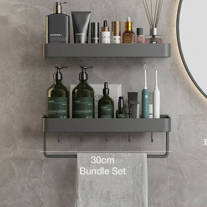 Étagères Murales de Salle de Bain Élégantes et Compactes