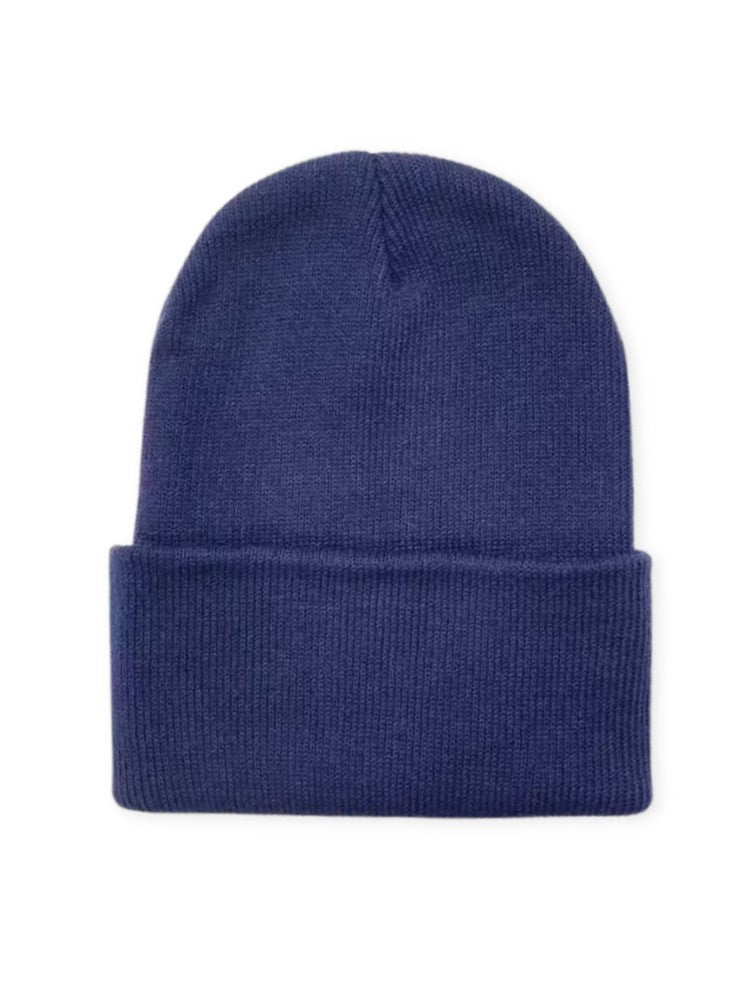 Chapeau Tricoté Douillet Unisexe Hiver Élégant