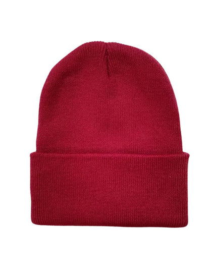 Chapeau Tricoté Douillet Unisexe Hiver Élégant