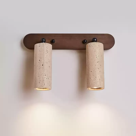Lampe Murale en Pierre Tournante | Style Chic et Moderne - Foivo