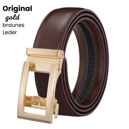 Ceinture Cuir Luxe à Boucle Automatique