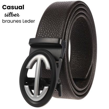 Ceinture Cuir Luxe à Boucle Automatique