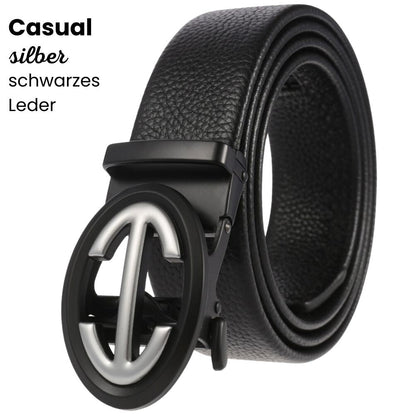 Ceinture Cuir Luxe à Boucle Automatique