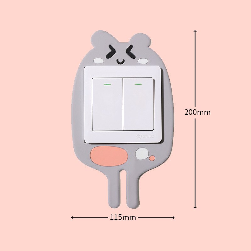 Autocollant Lumineux 3D pour Interrupteur en Dessin Animé 7