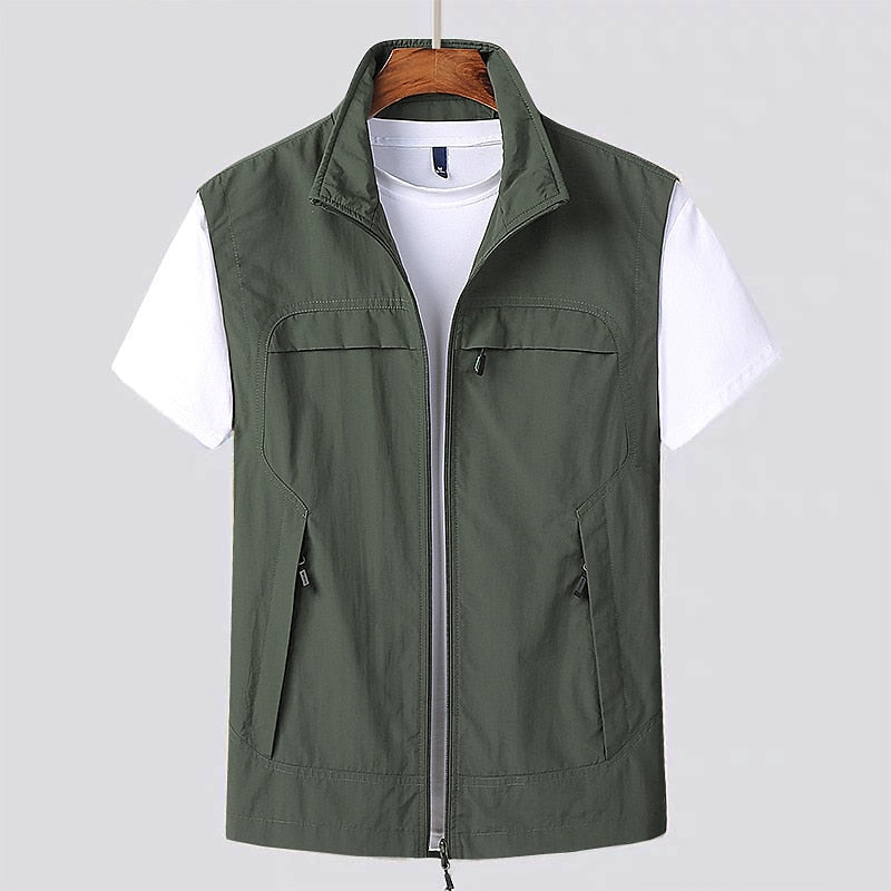 Gilet de plein air homme légère et respirant
