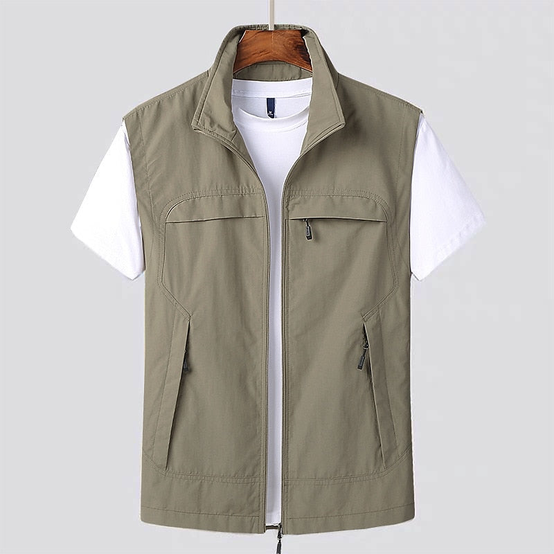 Gilet de plein air homme légère et respirant