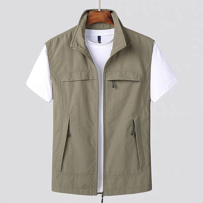 Gilet de plein air homme légère et respirant