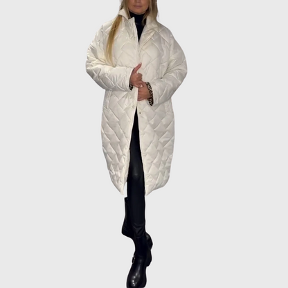 Veste Hivernale Doublée Élégante Réversible Femme