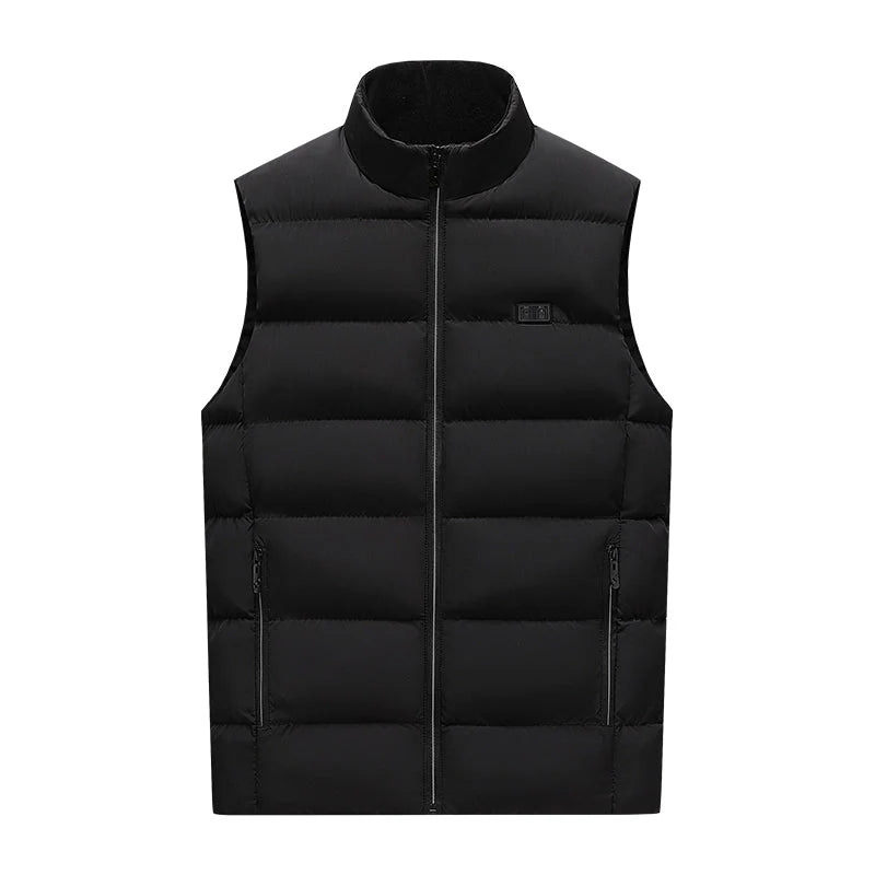 Gilet imperméable chauffant à zipper - BlxckFR