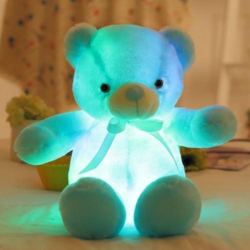 Ours en peluche LED nocturne pour enfants