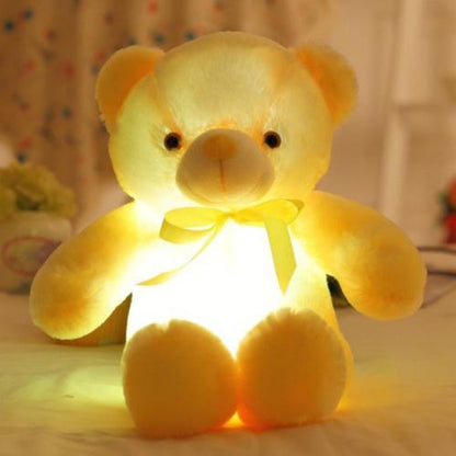 Ours en peluche LED nocturne pour enfants