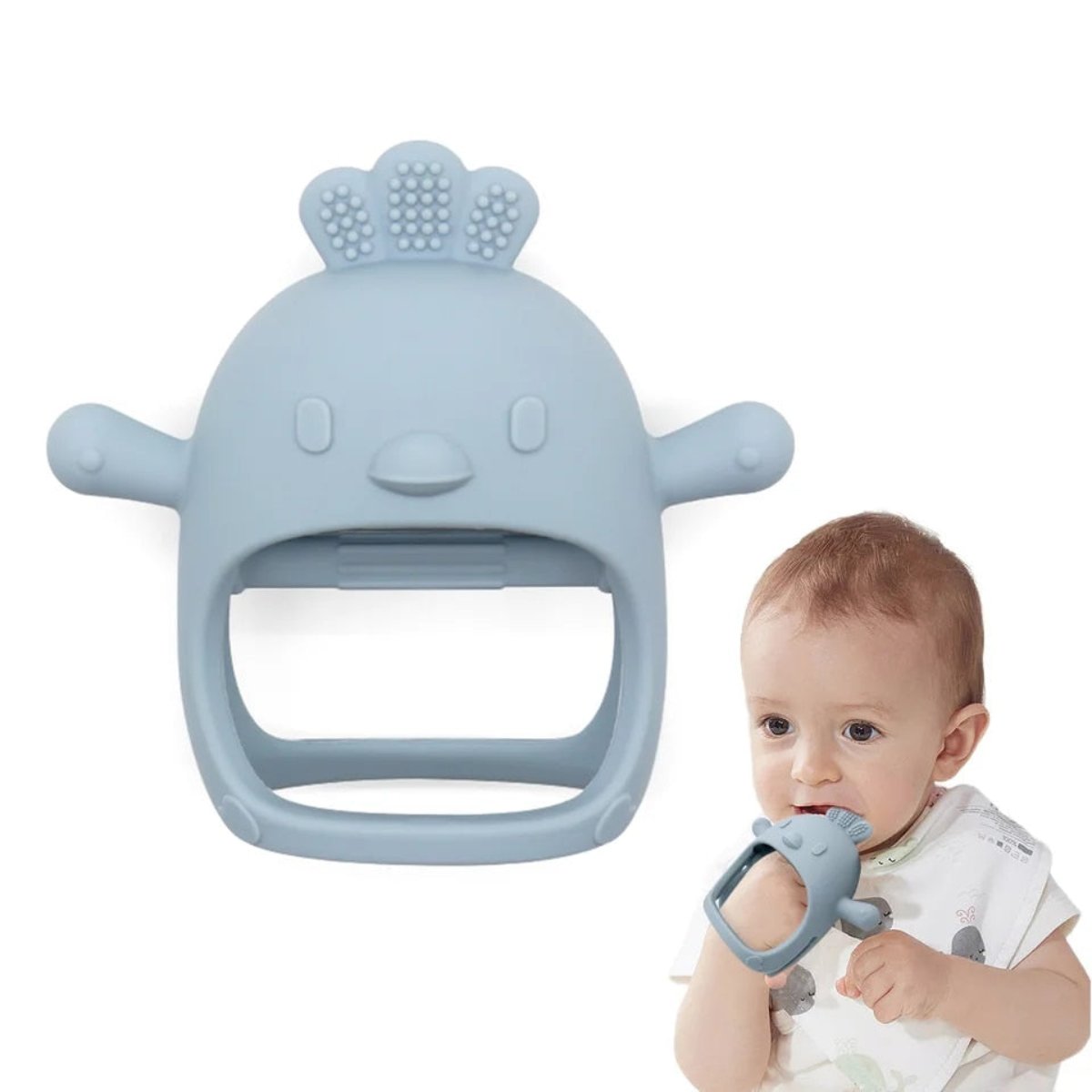 Bébé Biberon Gants Anti-Morsure en Silicone