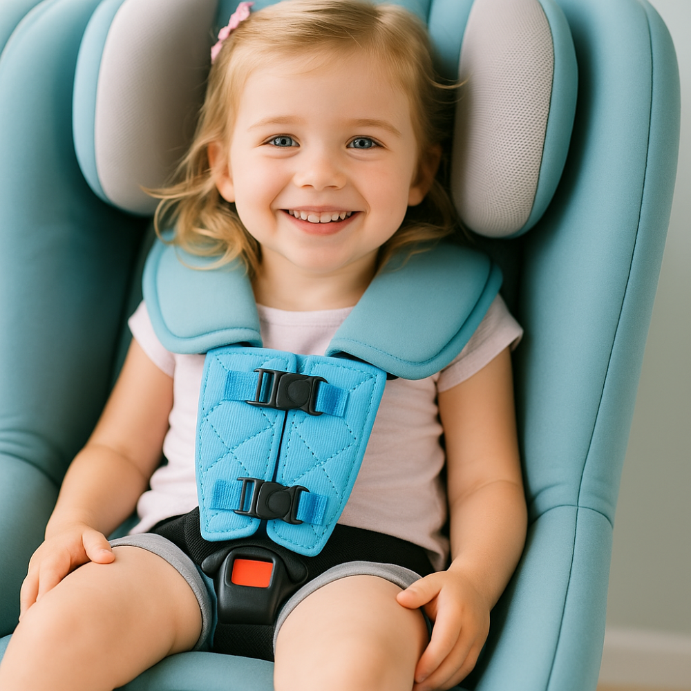 Coussin de Siège Auto Bébé Doux Respirant - BlxckFR