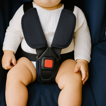 Coussin de Siège Auto Bébé Doux Respirant Sécurité - BlxckFR