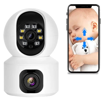 Babyphone Intelligent 360° Caméra HD avec Vue de Nuit - blxckfr