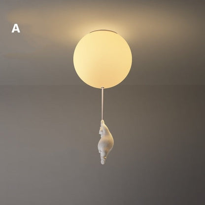 Lampe Suspendue Enfant Ours Mignon - Foivo