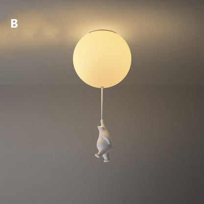 Lampe Suspendue Enfant Ours Mignon