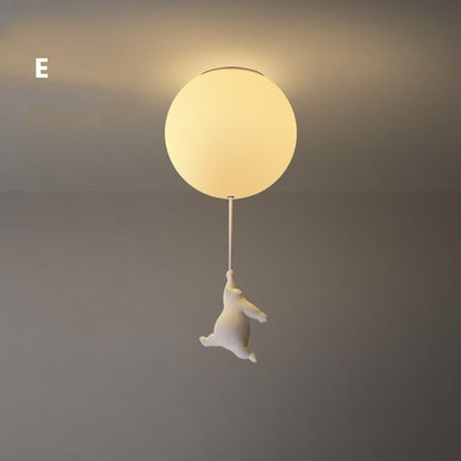 Lampe Suspendue Enfant Ours Mignon