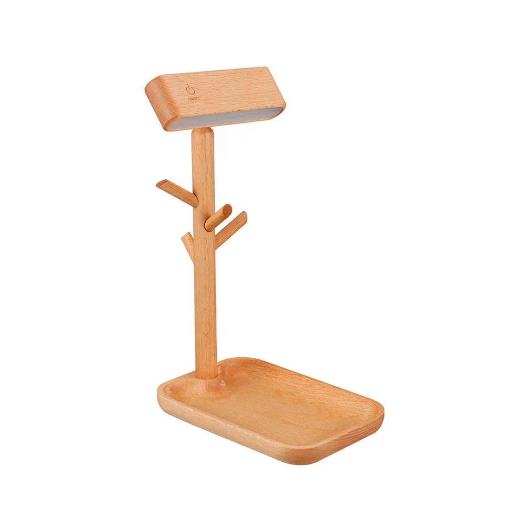 Lampe de Bureau Réglable avec Compartiment de Stockage Intelligent - Foivo