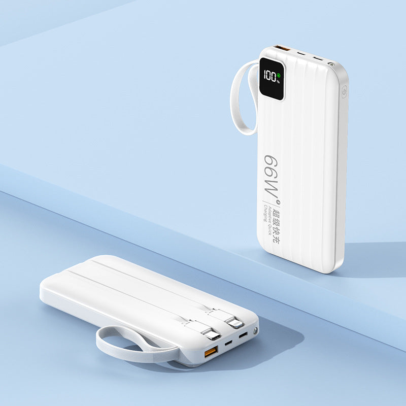Banque d'alimentation portable avec affichage numérique et charge rapide 0