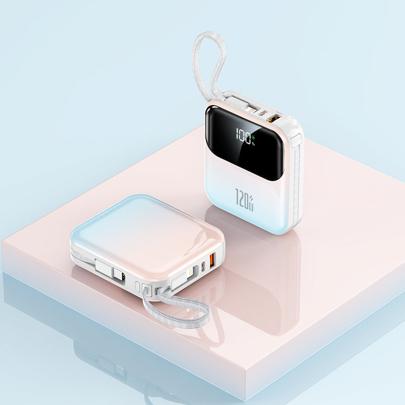 Banque d'alimentation portable avec écran LCD et charge rapide stable 0