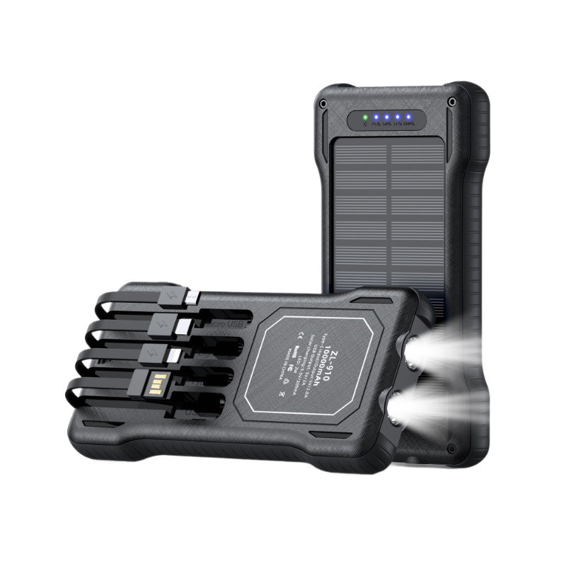 Banque d'énergie solaire portable multifonction pour hommes et femmes 5