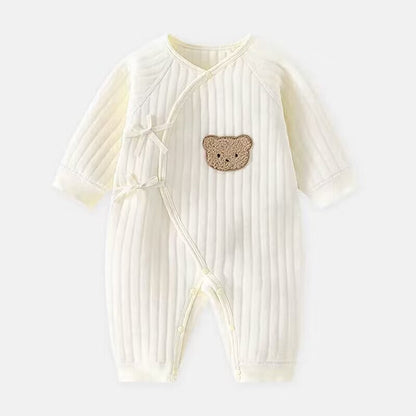 Barboteuse Bébé Hiver avec Design Ours 4