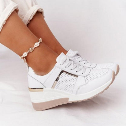 Baskets Compensées Femme Chic 4