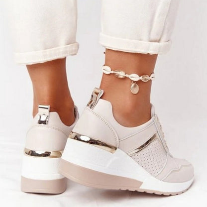 Baskets Compensées Femme Chic 5