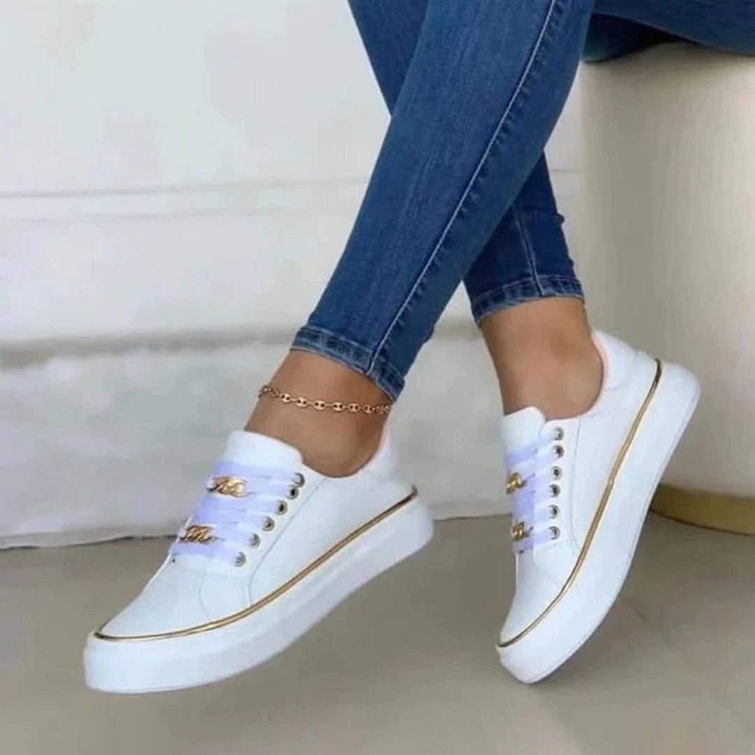 Baskets Femme Cuir Synthétique Style Chic - Foivo