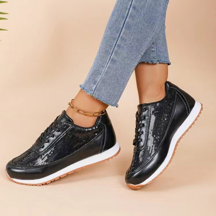 Baskets Femme Design Brillant 5