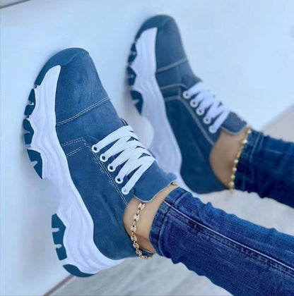 Baskets de Sport Femme à Plateforme Chic 8