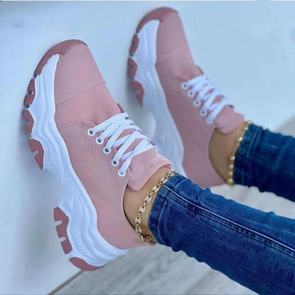 Baskets de Sport Femme à Plateforme Chic 9