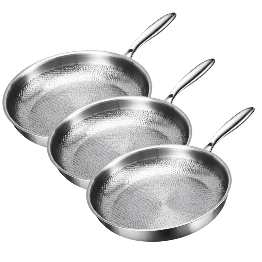Batterie de cuisine Unisexe en Titane Casseroles Antiadhésives - Foivo