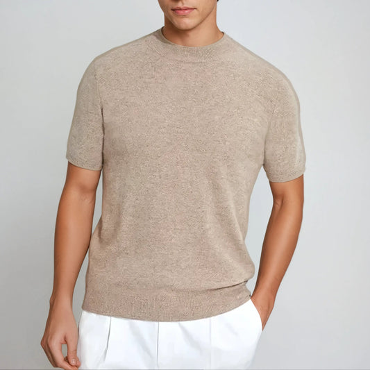 Tee en Laine Douce Élégante Minimaliste - Foivo