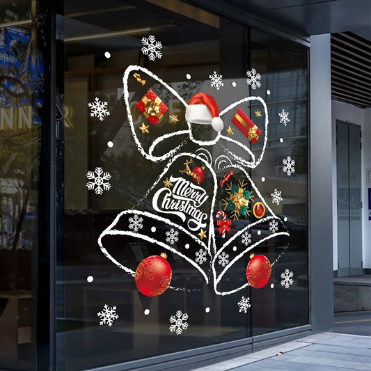 BellWindowDecor | Creative Christmas Window Sticker Set - Foivo