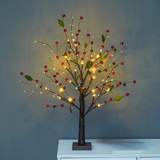 Lampe de Table LED en Bois Rustique - BlxckFR