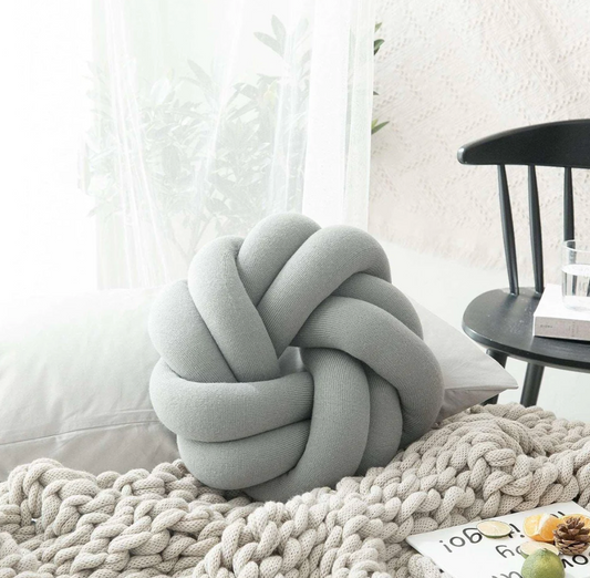 Coussin à nœud élégant pour intérieur tendance - BlxckFR