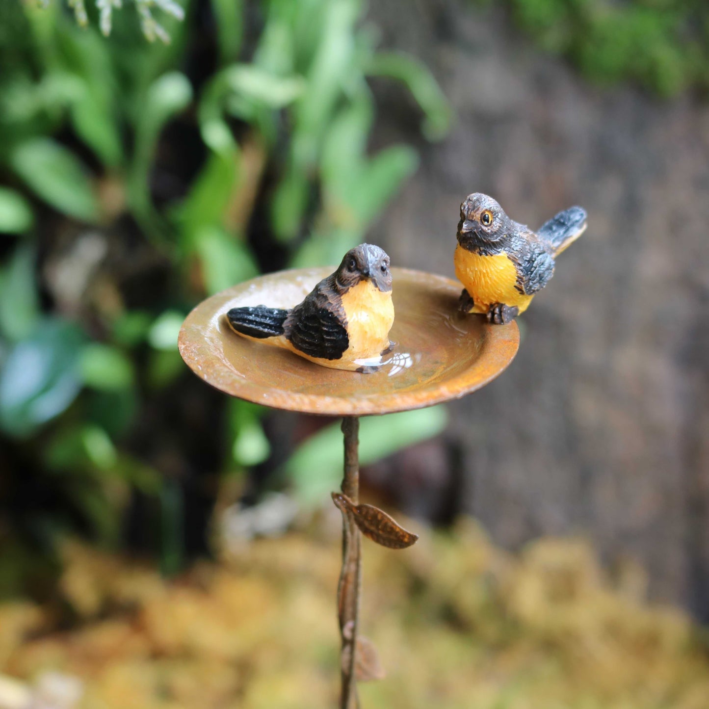 Décoration Jardin Fée Miniature en Métal