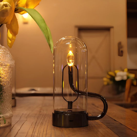 Lampe de Table LED Verre Rechargeable Moderne - BlxckFR