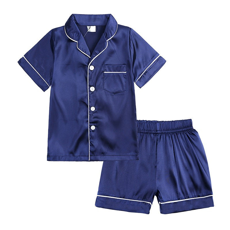 Ensemble de Pyjama En Soie Doux pour Enfants