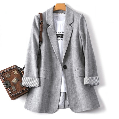 Blazer Femme Décontracté à Manches Longues 3