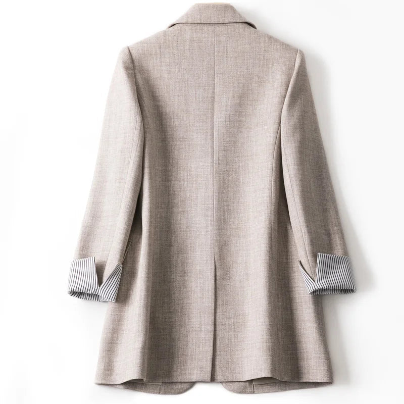 Blazer Femme Décontracté à Manches Longues 5