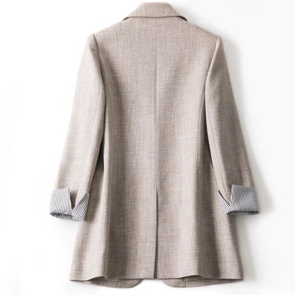 Blazer Femme Décontracté à Manches Longues 5