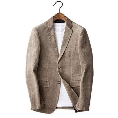 Blazer Homme Côtelé Coupe Classique Chic - Foivo