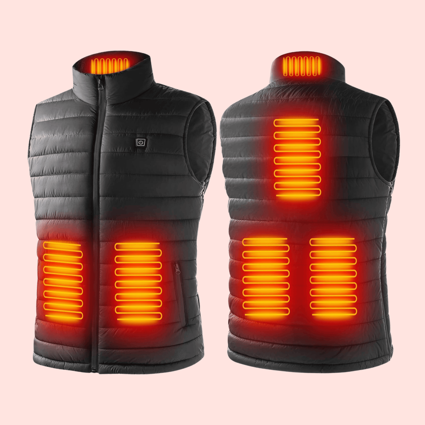 Gilet Isolant Mixte - Légère, Imperméable & Réglage de Chaleur - blxckfr