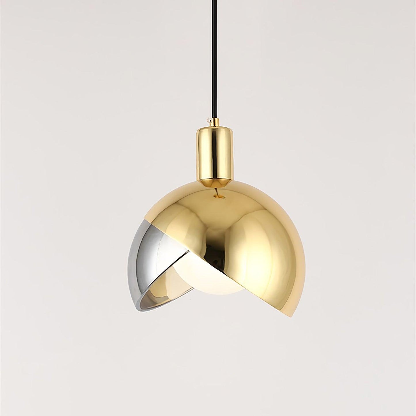 Lampe Suspendue Élégante Métal et Verre