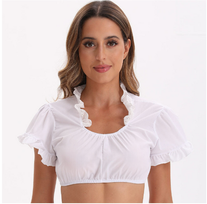 Blouse Dirndl Traditionnelle pour Femmes 2