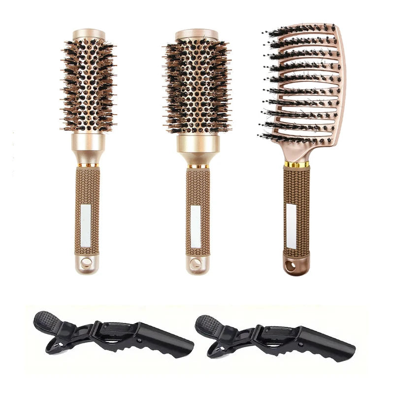 Brosse Cheveux Professionnelle pour Volume et Éclat - Foivo