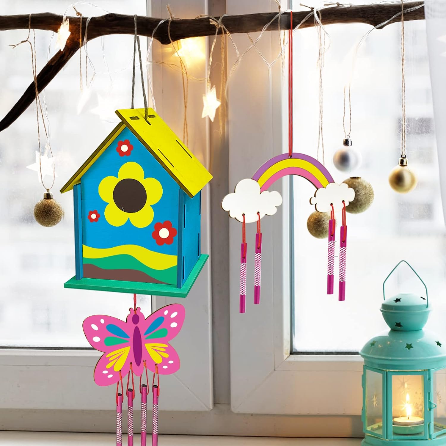 Kit Création Maison Oiseau Bois Peinture Déco - BlxckFR